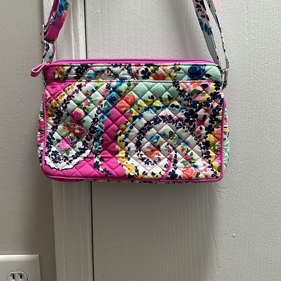Vera Bradley Wildflower Paisley Little Crossbody Purse - Picture 7 of 7